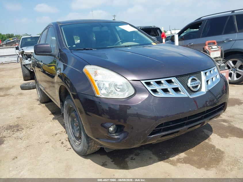 2013 Nissan Rogue VIN JN8AS5MT8DW523984 IAAI salvage auction — REAR END, Rebuilt (Oklahoma), sold $350 on 2026-07-15 (photo 1)