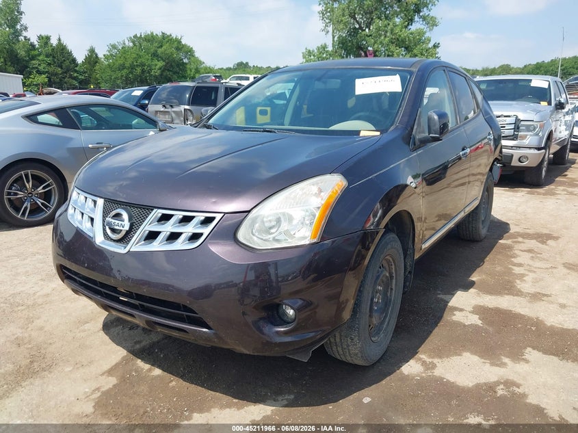 2013 Nissan Rogue VIN JN8AS5MT8DW523984 IAAI salvage auction — REAR END, Rebuilt (Oklahoma), sold $350 on 2026-07-15 (photo 2)