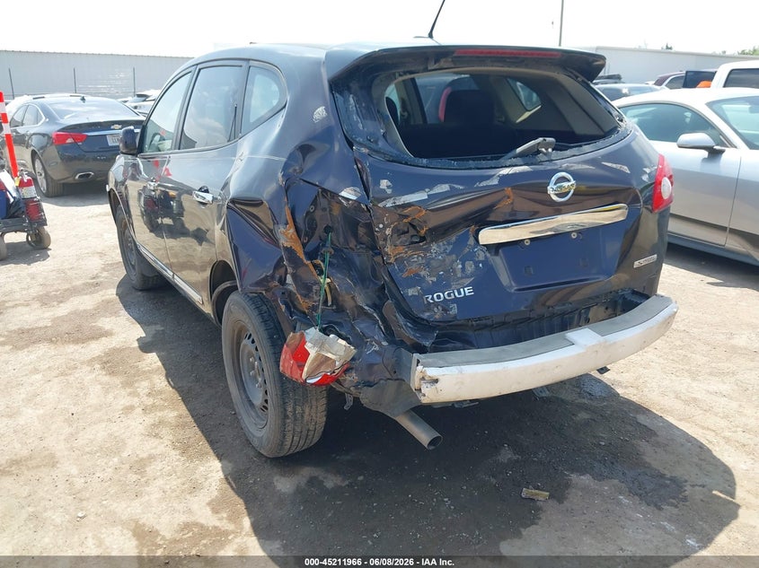 2013 Nissan Rogue VIN JN8AS5MT8DW523984 IAAI salvage auction — REAR END, Rebuilt (Oklahoma), sold $350 on 2026-07-15 (photo 3)