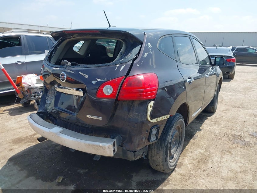 2013 Nissan Rogue VIN JN8AS5MT8DW523984 IAAI salvage auction — REAR END, Rebuilt (Oklahoma), sold $350 on 2026-07-15 (photo 4)