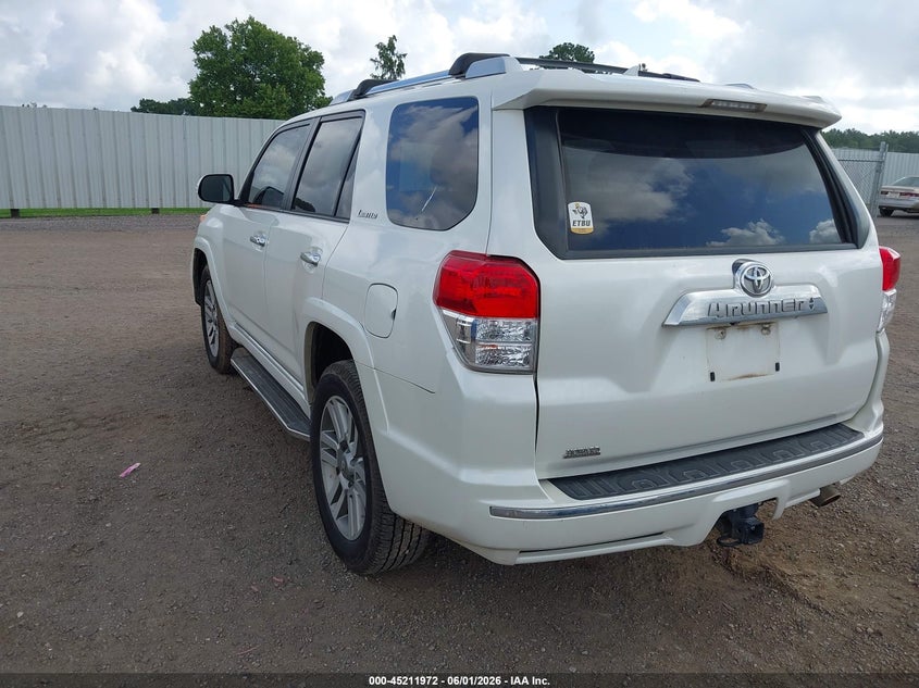 2013 Toyota 4runner VIN JTEBU5JR9D5138633 IAAI salvage auction — RIGHT FRONT, Salvage Title, sold $9,900 on 2026-07-22 (photo 3)