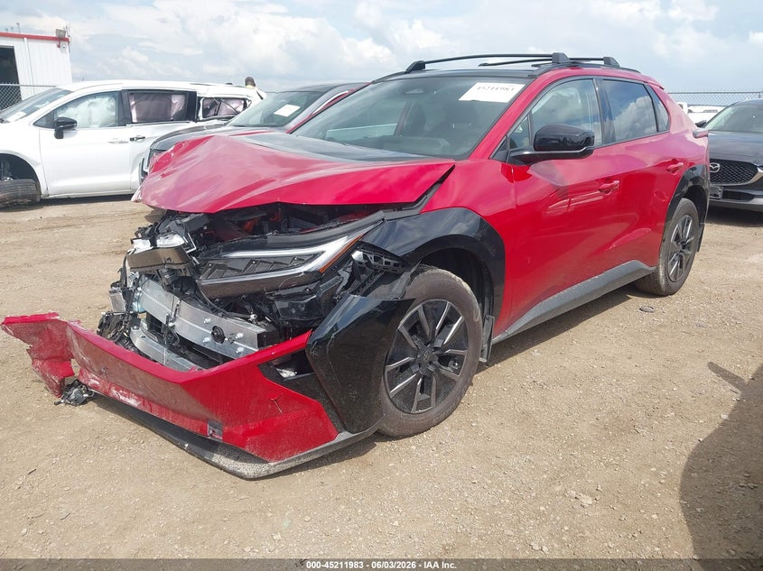 2026 Toyota Bz4x VIN JTMBCAEB6TA002186 IAAI salvage auction — FRONT END, Salvage Title, sold $7,000 on 2026-08-13 (photo 2)