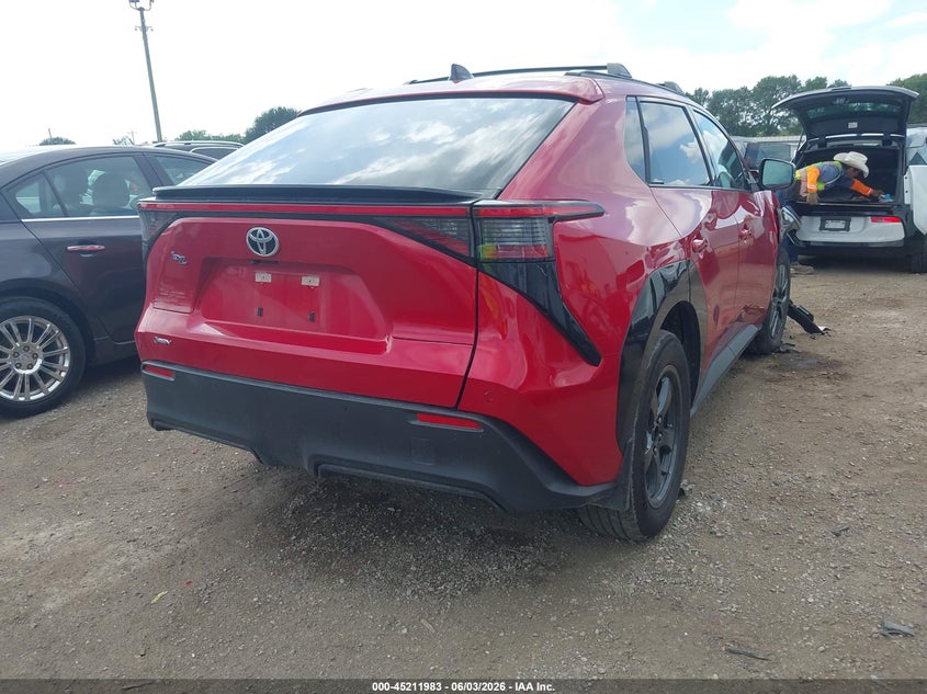 2026 Toyota Bz4x VIN JTMBCAEB6TA002186 IAAI salvage auction — FRONT END, Salvage Title, sold $7,000 on 2026-08-13 (photo 4)
