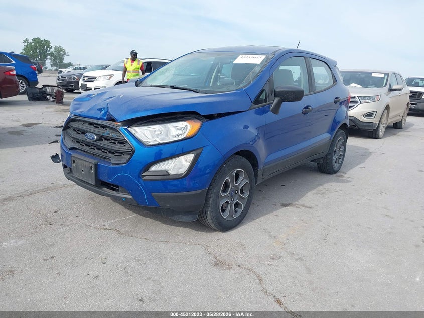 2018 Ford Ecosport VIN MAJ3P1RE4JC186015 IAAI salvage auction — FRONT END, Salvage Title, sold $1,450 on 2026-07-14 (photo 2)