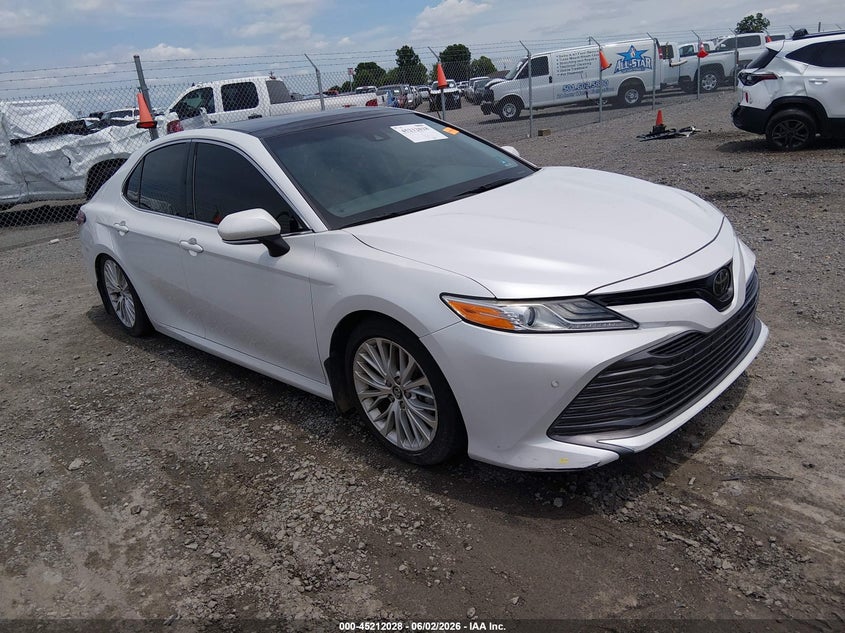 2018 Toyota Camry VIN 4T1B11HK7JU130218 IAAI salvage auction — HAIL, Salvage Title, sold $9,800 on 2026-07-05 (photo 1)