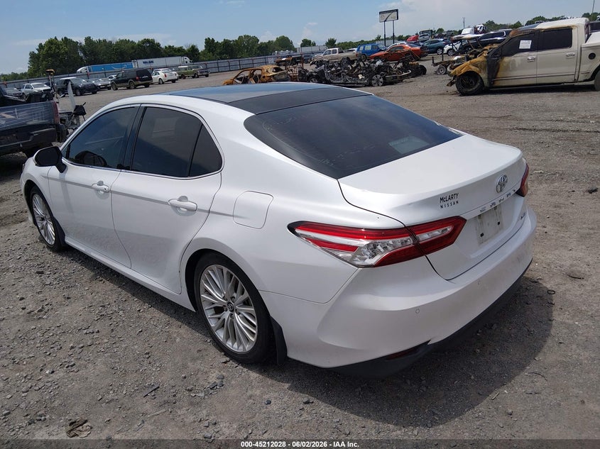 2018 Toyota Camry VIN 4T1B11HK7JU130218 IAAI salvage auction — HAIL, Salvage Title, sold $9,800 on 2026-07-05 (photo 3)