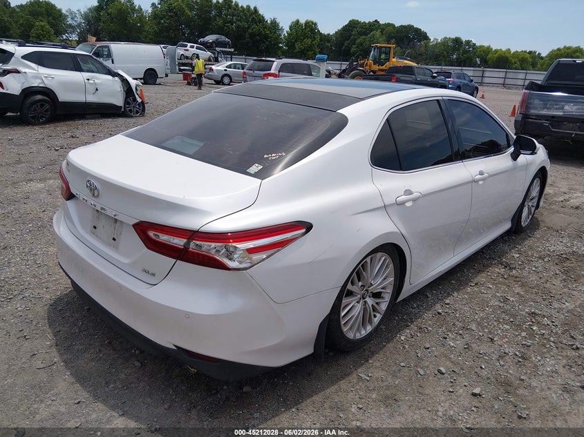 2018 Toyota Camry VIN 4T1B11HK7JU130218 IAAI salvage auction — HAIL, Salvage Title, sold $9,800 on 2026-07-05 (photo 4)