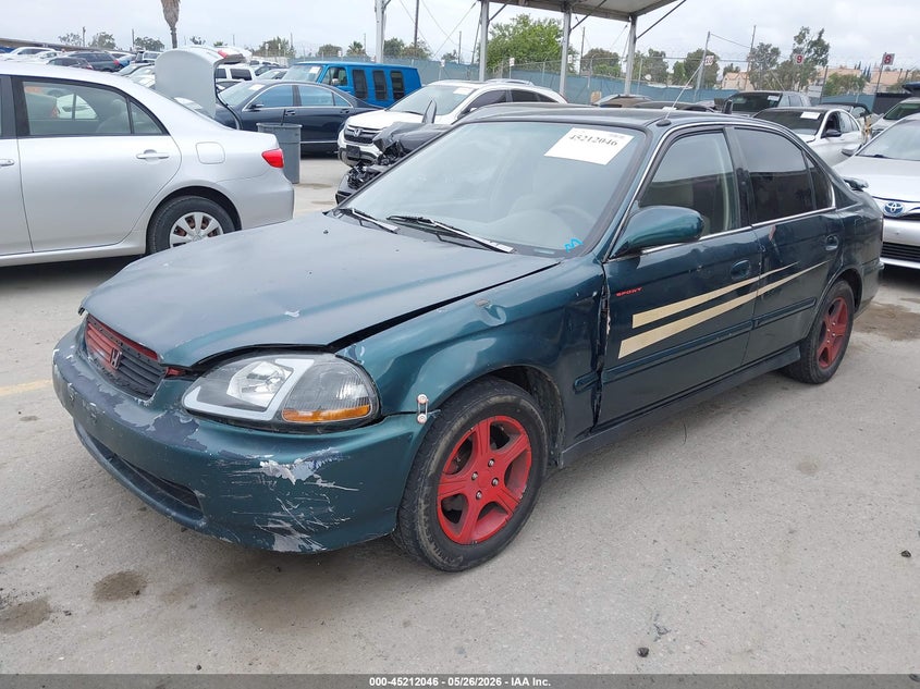 1997 Honda Civic VIN JHMEJ6671VS037529 IAAI salvage auction — REAR END, Salvage (California), sold $200 on 2026-07-15 (photo 2)