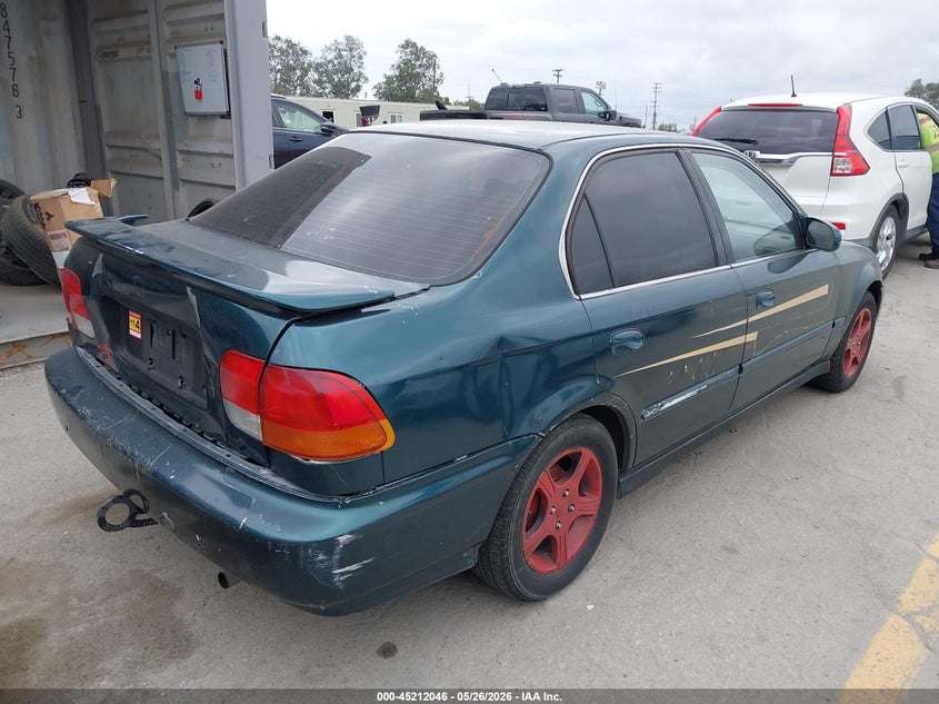 1997 Honda Civic VIN JHMEJ6671VS037529 IAAI salvage auction — REAR END, Salvage (California), sold $200 on 2026-07-15 (photo 4)