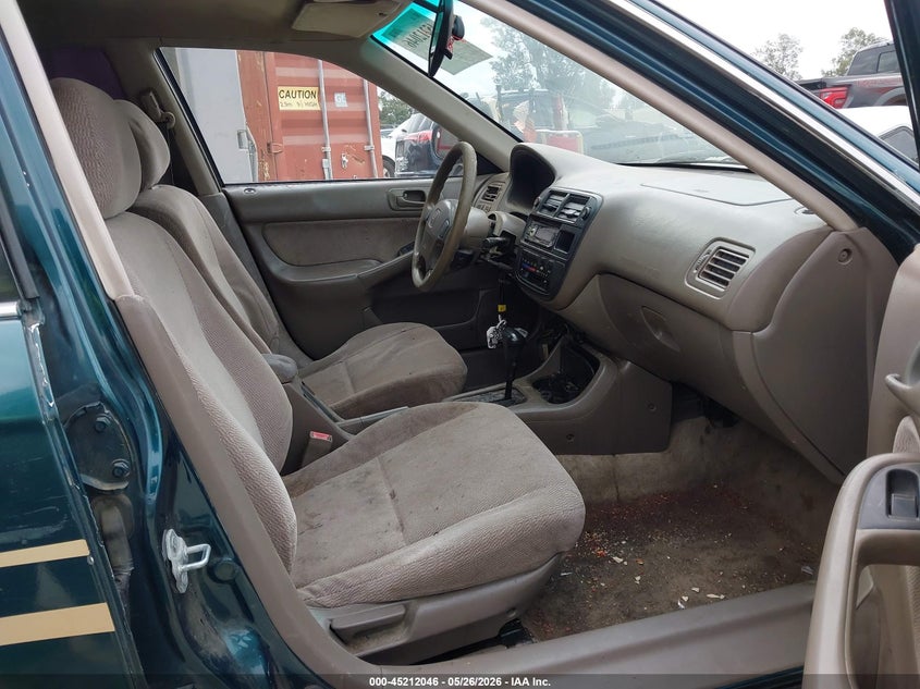 1997 Honda Civic VIN JHMEJ6671VS037529 IAAI salvage auction — REAR END, Salvage (California), sold $200 on 2026-07-15 (photo 5)