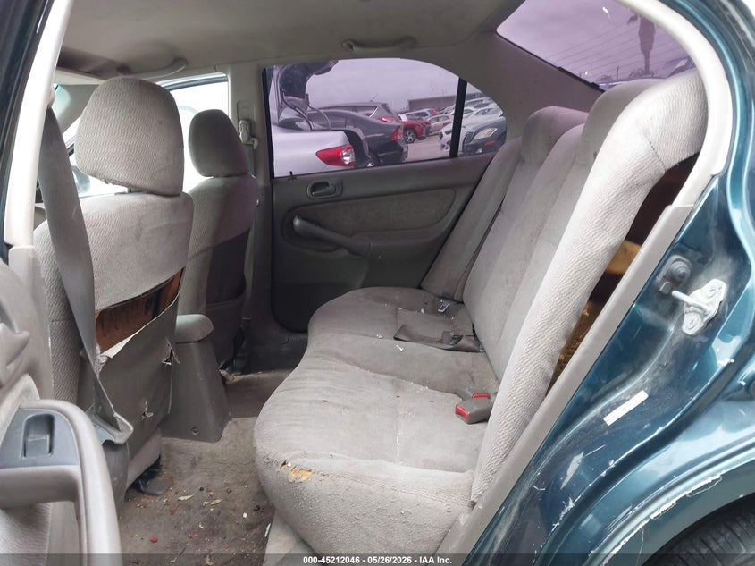 1997 Honda Civic VIN JHMEJ6671VS037529 IAAI salvage auction — REAR END, Salvage (California), sold $200 on 2026-07-15 (photo 8)