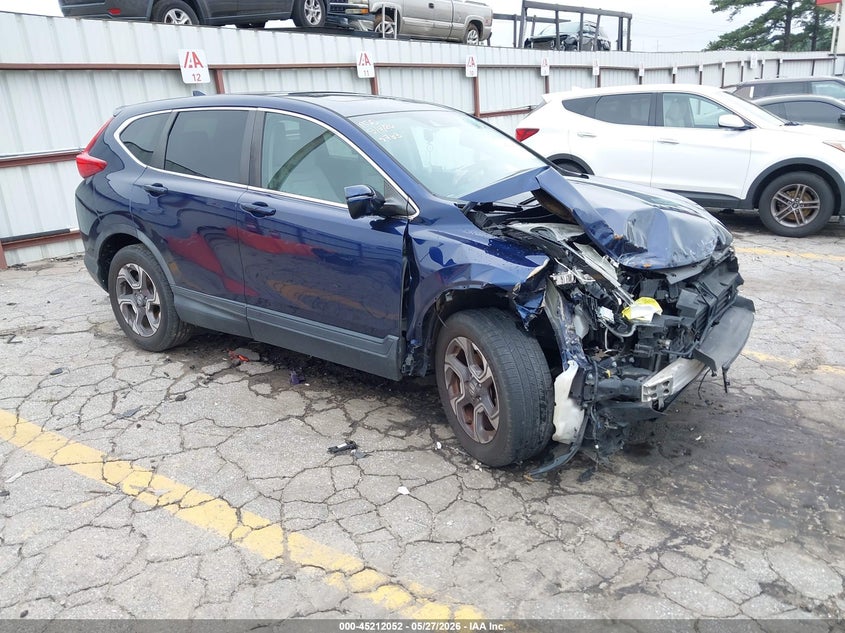 2018 Honda Cr-v VIN 7FARW1H57JE023763 IAAI salvage auction — FRONT END, Salvage (Georgia), sold $3,950 on 2026-08-07 (photo 1)