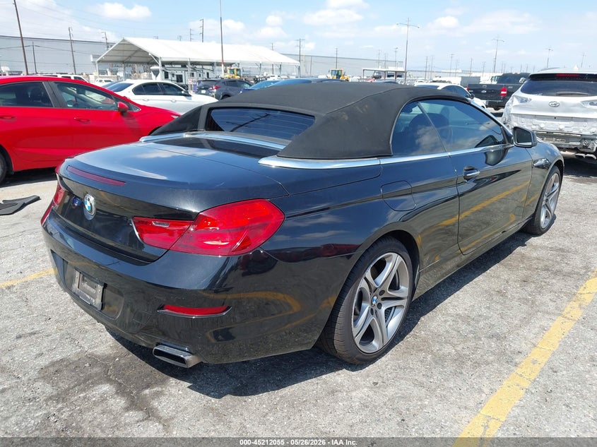 2012 BMW 6er VIN WBALZ3C59CDL71602 IAAI salvage auction — NORMAL WEAR, Clear - Dealer Only (California), sold $1,475 on 2026-07-28 (photo 4)