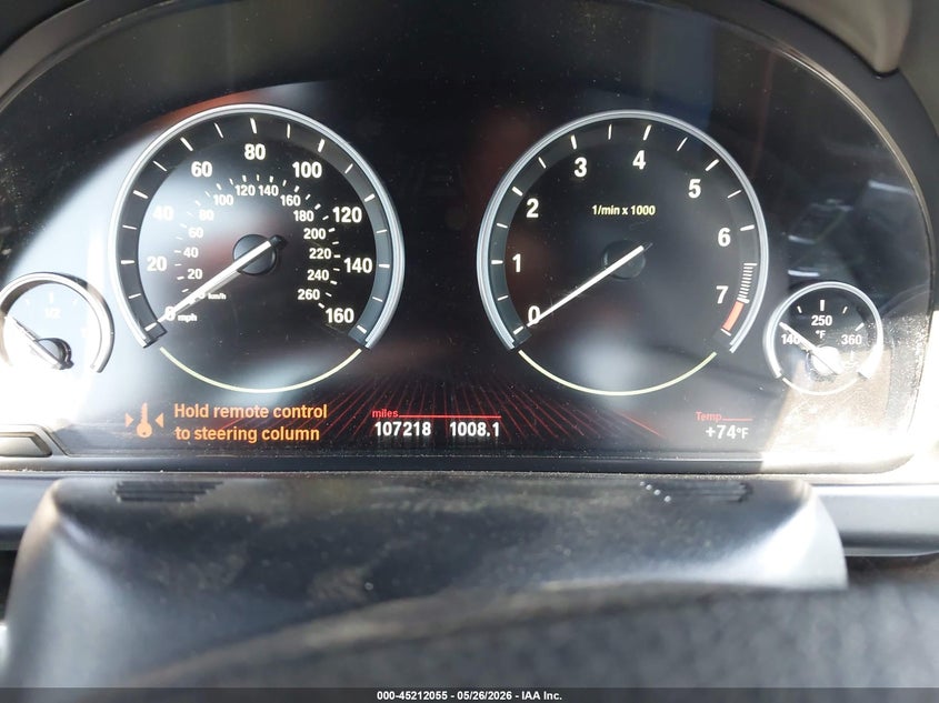 2012 BMW 6er VIN WBALZ3C59CDL71602 IAAI salvage auction — NORMAL WEAR, Clear - Dealer Only (California), sold $1,475 on 2026-07-28 (photo 7)