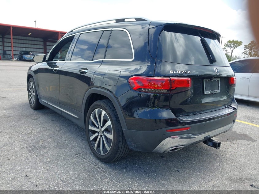 2020 Mercedes-benz Glb VIN W1N4M4GB4LW035655 IAAI salvage auction — WATER/FLOOD, Salvage Title, sold $8,550 on 2026-07-06 (photo 3)