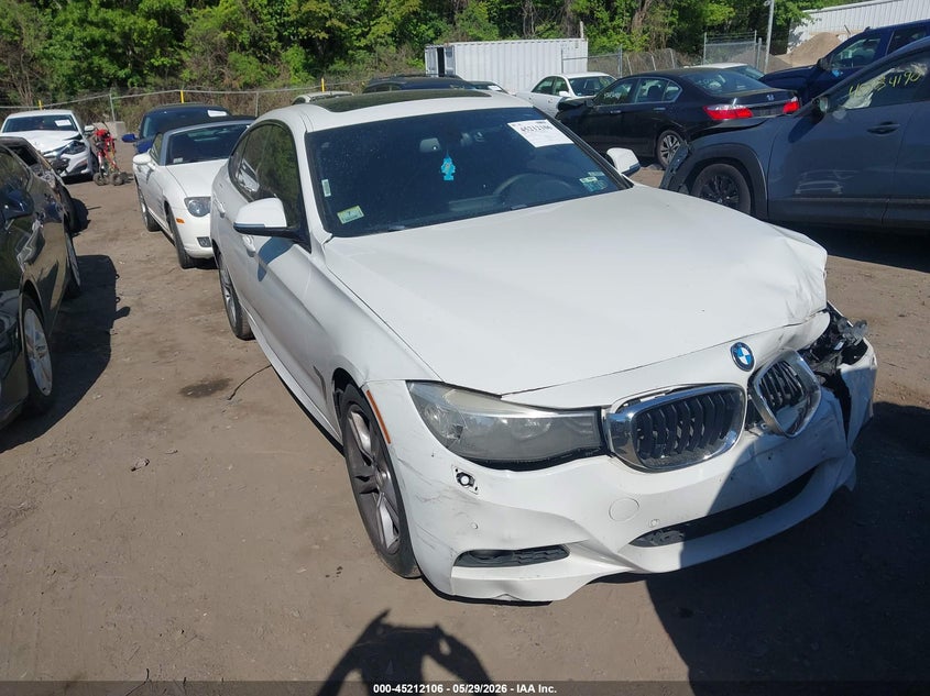 2016 BMW 3er VIN WBA8Z5C51GG500874 IAAI salvage auction — LEFT FRONT, Salvage Title, sold $1,250 on 2026-07-24 (photo 1)