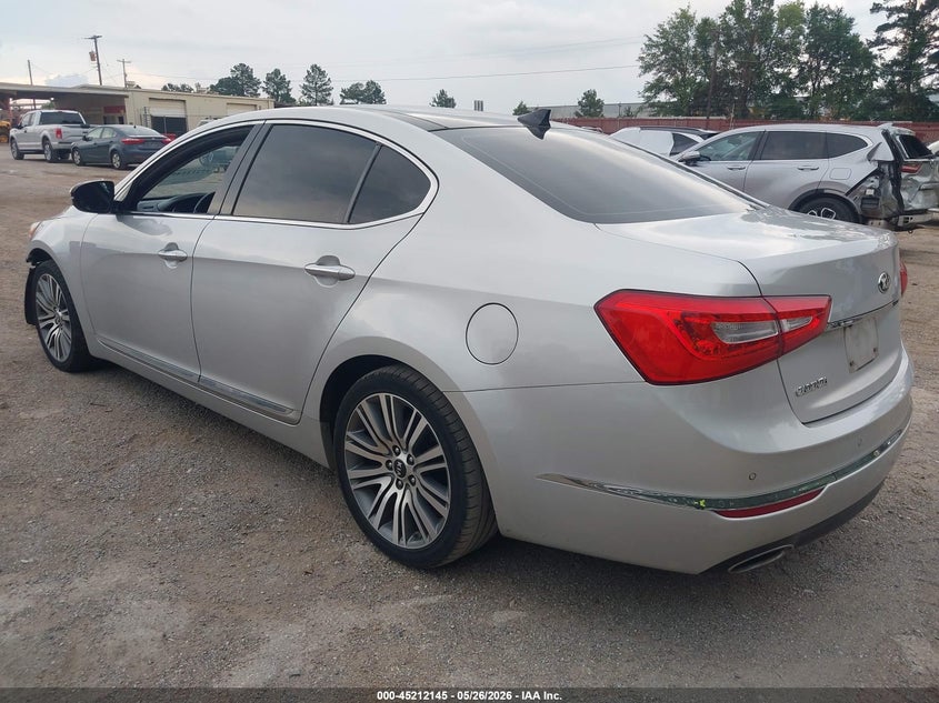 2016 Kia Cadenza VIN KNALN4D75G5217566 IAAI salvage auction — FRONT END, Original (Texas), sold $25 on 2026-07-23 (photo 3)