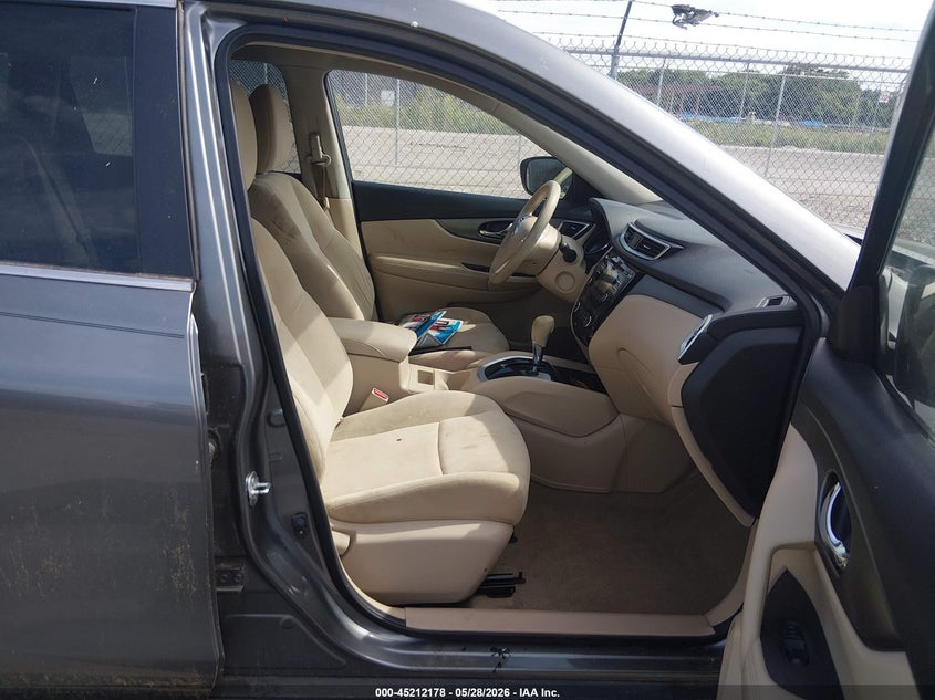 2015 Nissan Rogue VIN KNMAT2MV0FP543989 IAAI salvage auction — HAIL, Salvage (Illinois), sold $1,300 on 2026-07-07 (photo 5)
