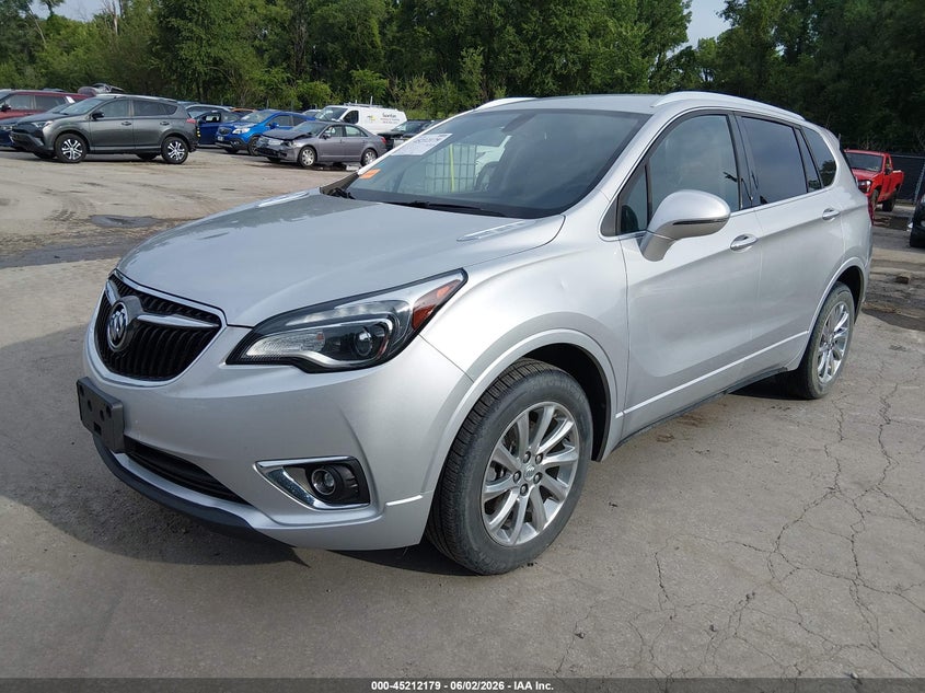 2019 Buick Envision VIN LRBFX2SA9KD004503 IAAI salvage auction — HAIL, Clear (Kansas), sold $3,775 on 2026-07-22 (photo 2)