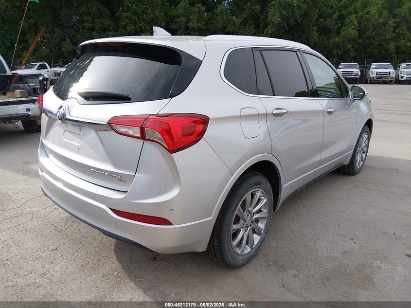 2019 Buick Envision VIN LRBFX2SA9KD004503 IAAI salvage auction — HAIL, Clear (Kansas), sold $3,775 on 2026-07-22 (photo 4)