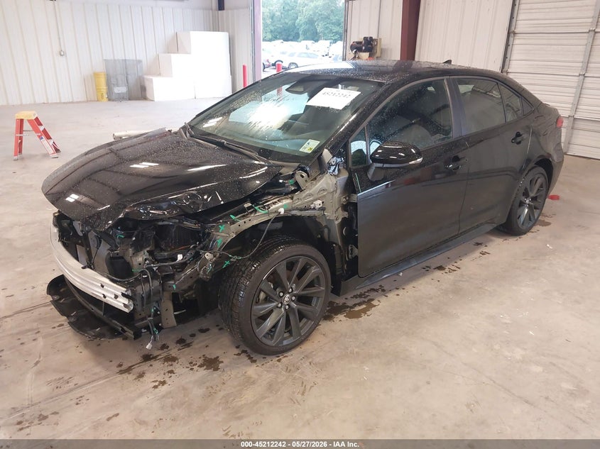 2025 Toyota Corolla VIN 5YFS4MCE4SP249955 IAAI salvage auction — LEFT & RIGHT, Salvage Title, sold $6,600 on 2026-07-13 (photo 2)