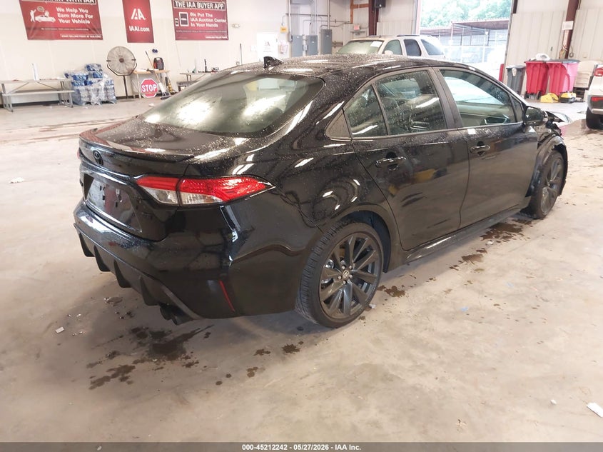 2025 Toyota Corolla VIN 5YFS4MCE4SP249955 IAAI salvage auction — LEFT & RIGHT, Salvage Title, sold $6,600 on 2026-07-13 (photo 4)