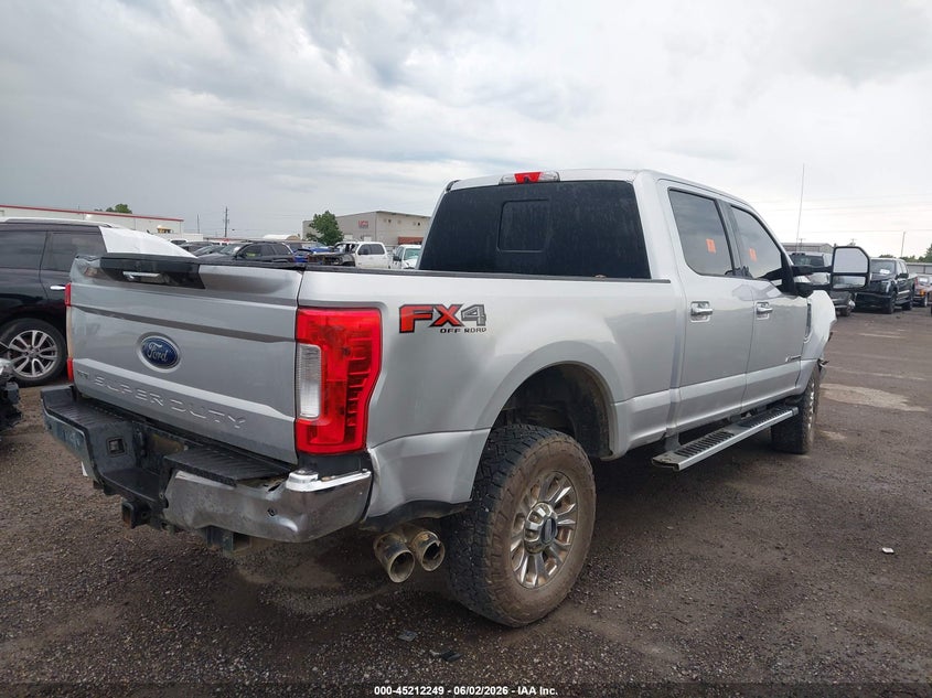 2017 Ford F250 VIN 1FT7W2BT8HEE81808 IAAI salvage auction — RIGHT FRONT, Salvage Title, sold $8,600 on 2026-08-28 (photo 4)