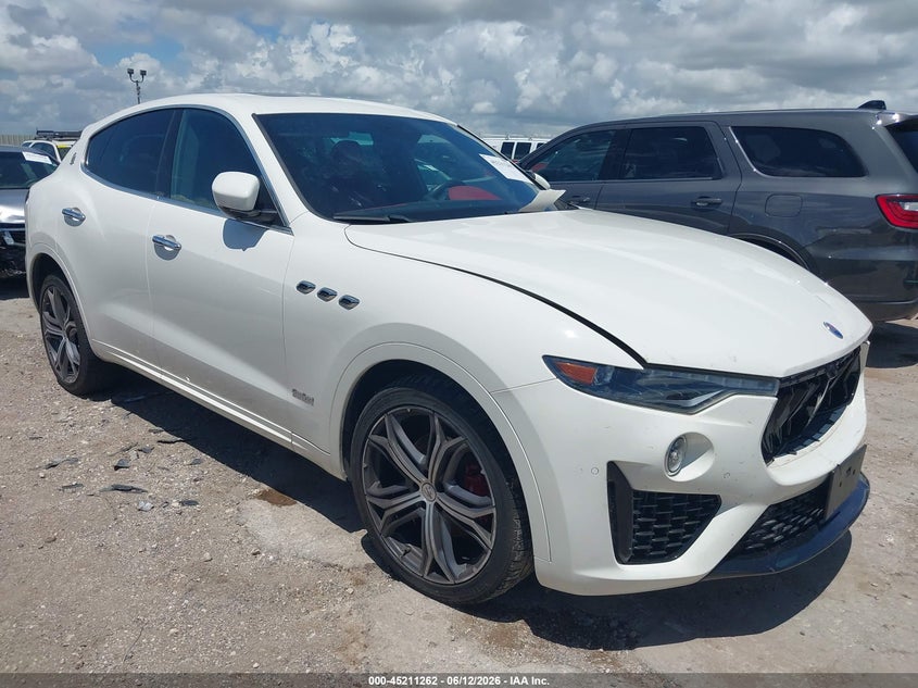 2021 Maserati Levante VIN ZN661XUS9MX372749 IAAI salvage auction — FRONT END, Salvage (Texas), sold $14,850 on 2026-07-20 (photo 1)