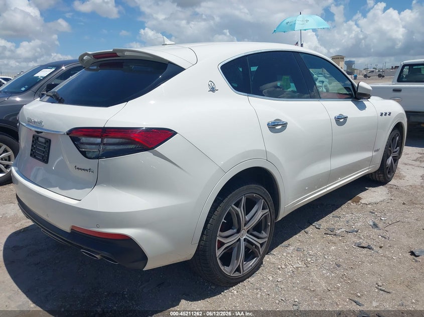 2021 Maserati Levante VIN ZN661XUS9MX372749 IAAI salvage auction — FRONT END, Salvage (Texas), sold $14,850 on 2026-07-20 (photo 4)