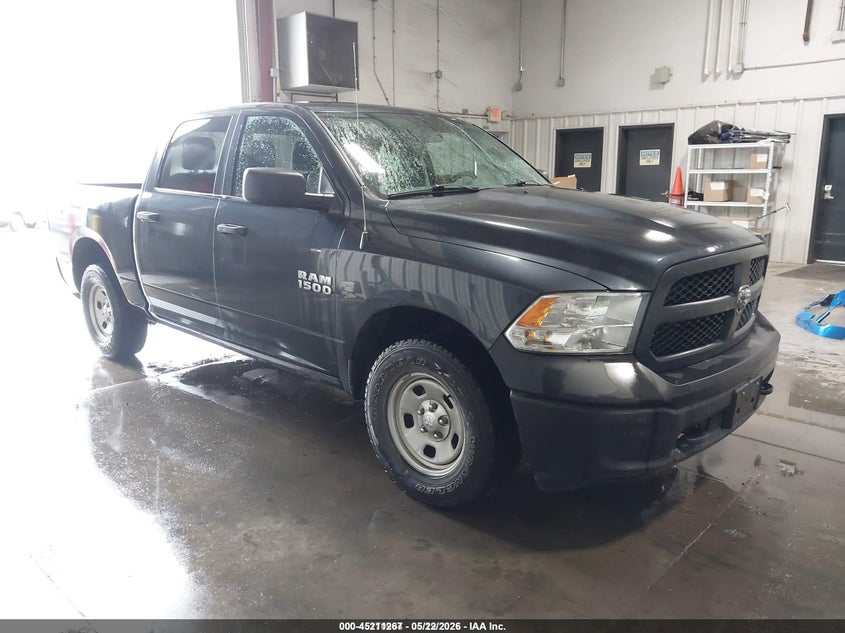2017 Ram 1500 VIN 1C6RR7KG2HS787217 IAAI salvage auction — FRONT & REAR, SF97 (Kansas), sold $18,300 on 2026-07-09 (photo 1)
