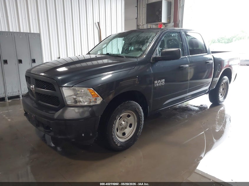 2017 Ram 1500 VIN 1C6RR7KG2HS787217 IAAI salvage auction — FRONT & REAR, SF97 (Kansas), sold $18,300 on 2026-07-09 (photo 2)