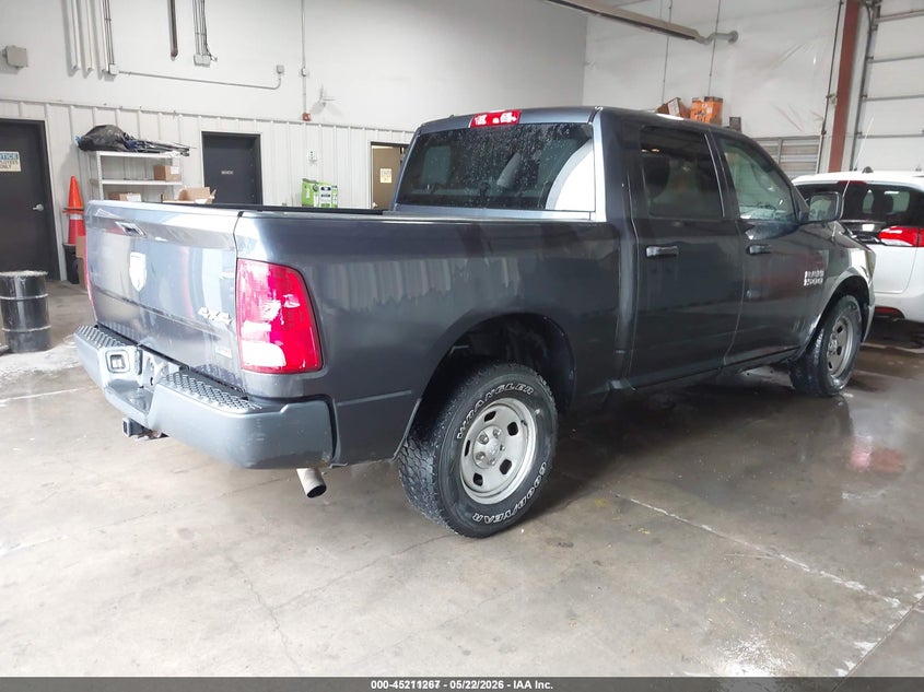 2017 Ram 1500 VIN 1C6RR7KG2HS787217 IAAI salvage auction — FRONT & REAR, SF97 (Kansas), sold $18,300 on 2026-07-09 (photo 4)