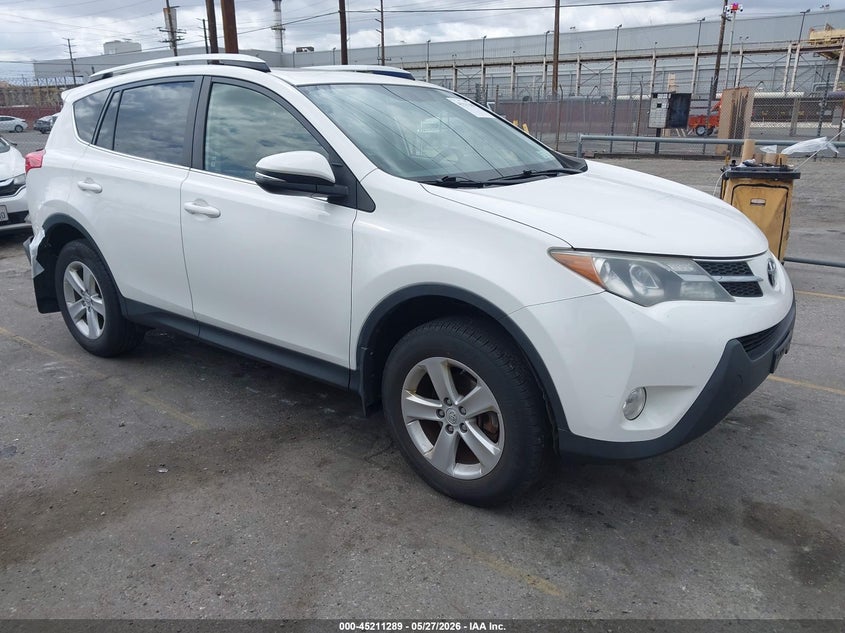 2013 Toyota Rav 4 VIN JTMRFREV8D5004174 IAAI salvage auction — REAR END, Salvage Title, sold $3,500 on 2026-07-21 (photo 1)