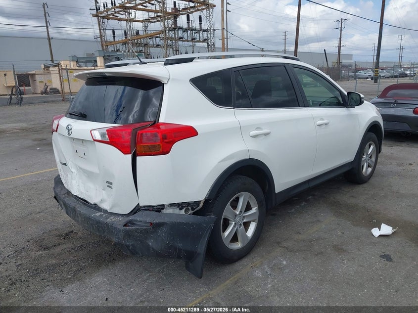 2013 Toyota Rav 4 VIN JTMRFREV8D5004174 IAAI salvage auction — REAR END, Salvage Title, sold $3,500 on 2026-07-21 (photo 4)