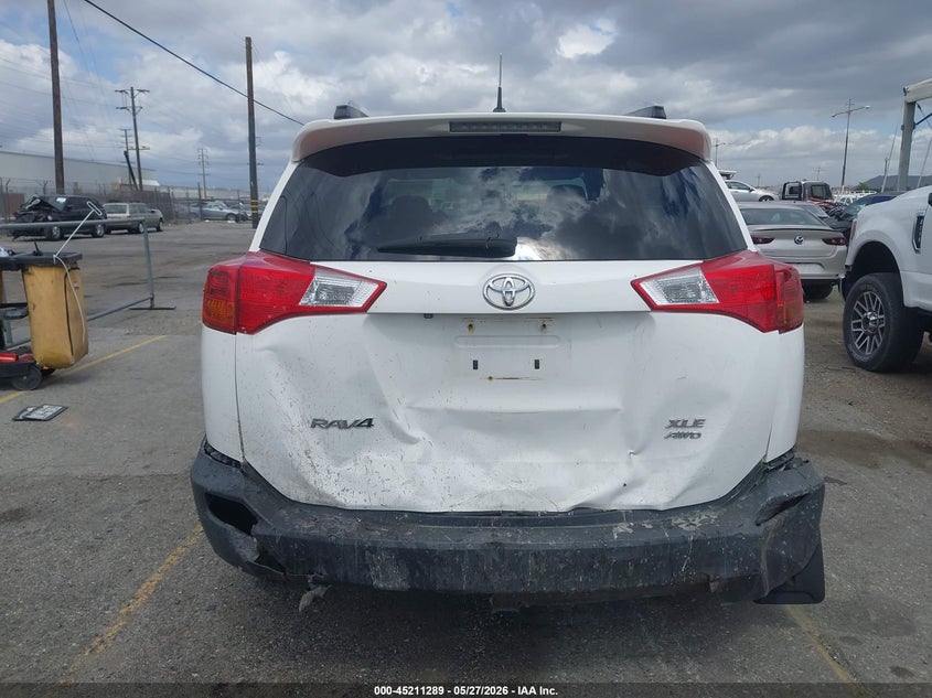2013 Toyota Rav 4 VIN JTMRFREV8D5004174 IAAI salvage auction — REAR END, Salvage Title, sold $3,500 on 2026-07-21 (photo 6)