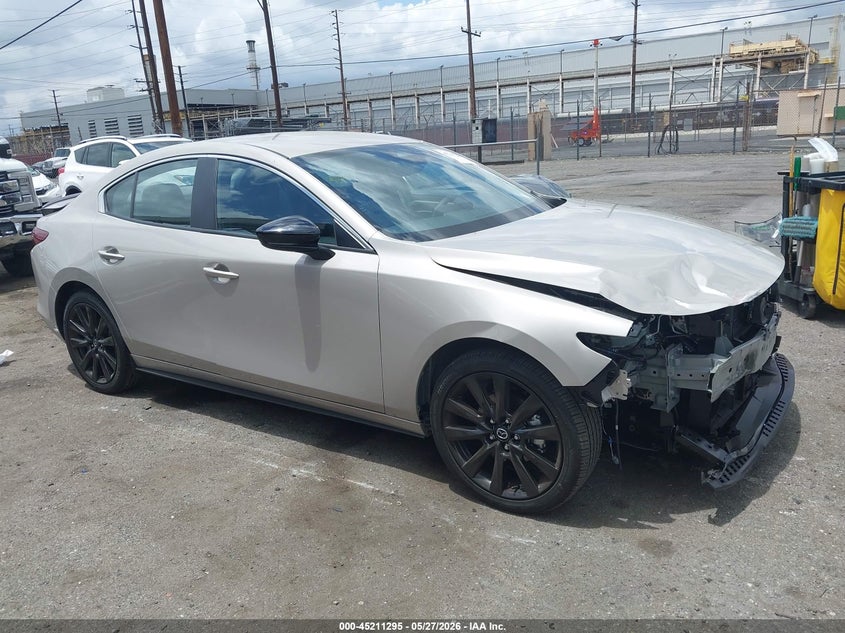 2026 Mazda 3 VIN JM1BPABL4T1878949 IAAI salvage auction — FRONT END, Salvage Title, sold $8,350 on 2026-07-07 (photo 1)