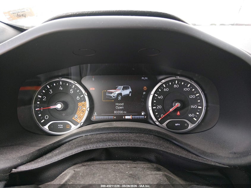 2020 Jeep Renegade VIN ZACNJBC14LPM06894 IAAI salvage auction — HAIL, Clear (Missouri), sold $4,125 on 2026-07-13 (photo 7)