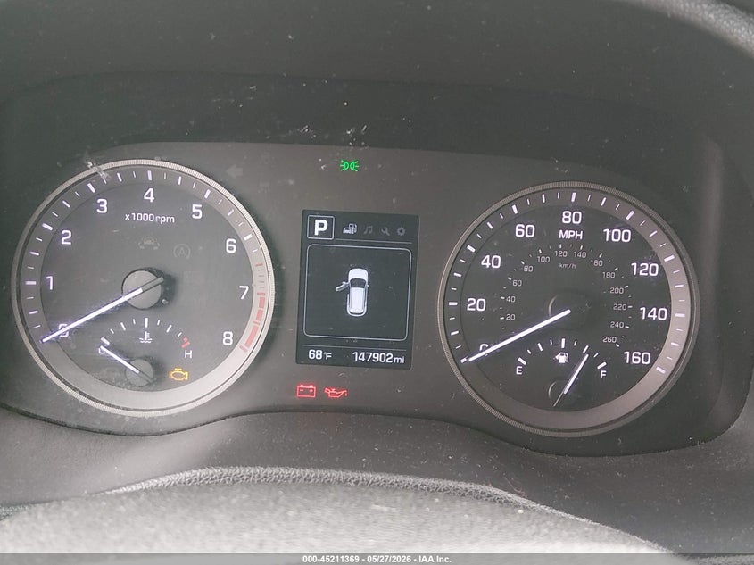 2018 Hyundai Tucson VIN KM8J33A21JU693292 IAAI salvage auction — FRONT END, Salvage Title, sold $25 on 2026-07-29 (photo 7)