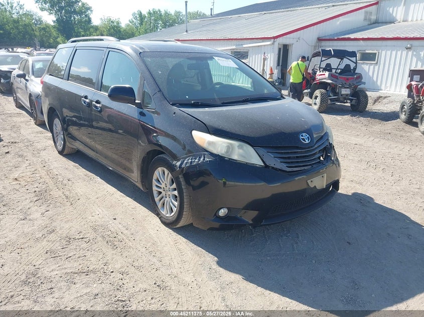 2013 Toyota Sienna VIN 5TDYK3DC3DS329054 IAAI salvage auction — FRONT END, Salvage (Illinois), sold $2,150 on 2026-07-13 (photo 1)