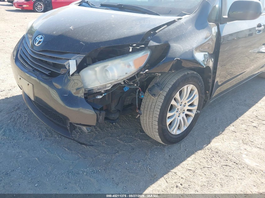 2013 Toyota Sienna VIN 5TDYK3DC3DS329054 IAAI salvage auction — FRONT END, Salvage (Illinois), sold $2,150 on 2026-07-13 (photo 6)