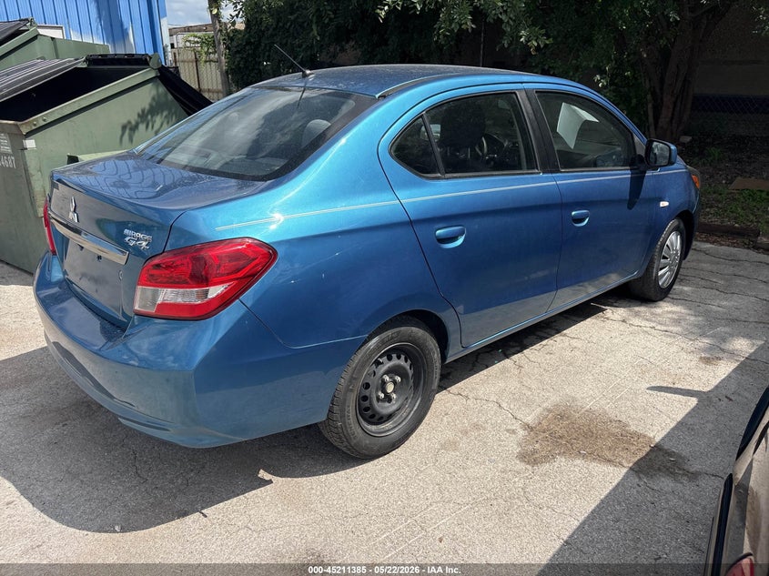 2019 Mitsubishi Mirage VIN ML32F3FJ2KHF03466 IAAI salvage auction — NORMAL WEAR, Original (Texas), sold $2,500 on 2026-09-03 (photo 4)