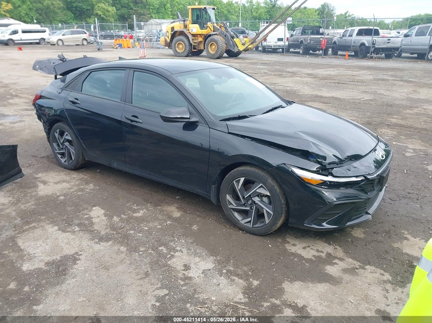 2025 Hyundai Elantra VIN KMHLM4DG8SU998566 IAAI salvage auction — REAR END, Salvage - Greater Than 75% (Maryland), sold $2,850 on 2026-07-28 (photo 1)