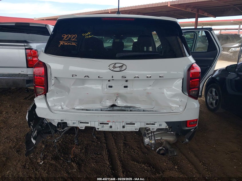 2022 Hyundai Palisade VIN KM8R14HE0NU483321 IAAI salvage auction — REAR END, Salvage (Arizona), sold $5,150 on 2026-07-07 (photo 6)