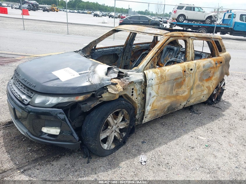 2015 Land rover Range rover evoque VIN SALVP2BG0FH964690 IAAI salvage auction — BURN, Salvage Title, sold $200 on 2026-07-15 (photo 2)