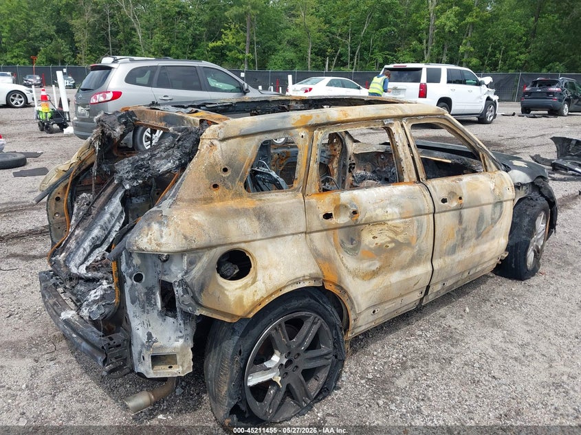 2015 Land rover Range rover evoque VIN SALVP2BG0FH964690 IAAI salvage auction — BURN, Salvage Title, sold $200 on 2026-07-15 (photo 4)