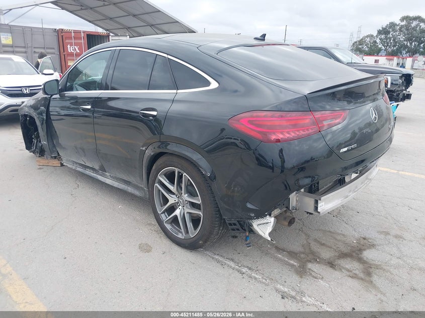 2025 Mercedes-benz Amg gle coupe VIN 4JGFD6BB2SB309603 IAAI salvage auction — LEFT FRONT, Salvage Title, sold $49,350 on 2026-08-05 (photo 3)