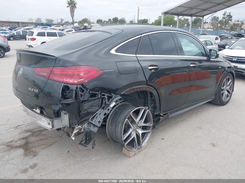2025 Mercedes-benz Amg gle coupe VIN 4JGFD6BB2SB309603 IAAI salvage auction — LEFT FRONT, Salvage Title, sold $49,350 on 2026-08-05 (photo 4)