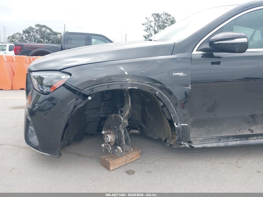 2025 Mercedes-benz Amg gle coupe VIN 4JGFD6BB2SB309603 IAAI salvage auction — LEFT FRONT, Salvage Title, sold $49,350 on 2026-08-05 (photo 6)