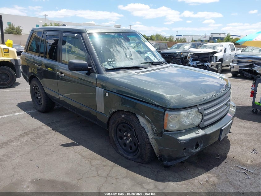 2008 Land rover RANGE ROVER VIN SALME154X8A263907 IAAI salvage auction — FRONT END, Salvage Title, sold $25 on 2026-07-31 (photo 1)