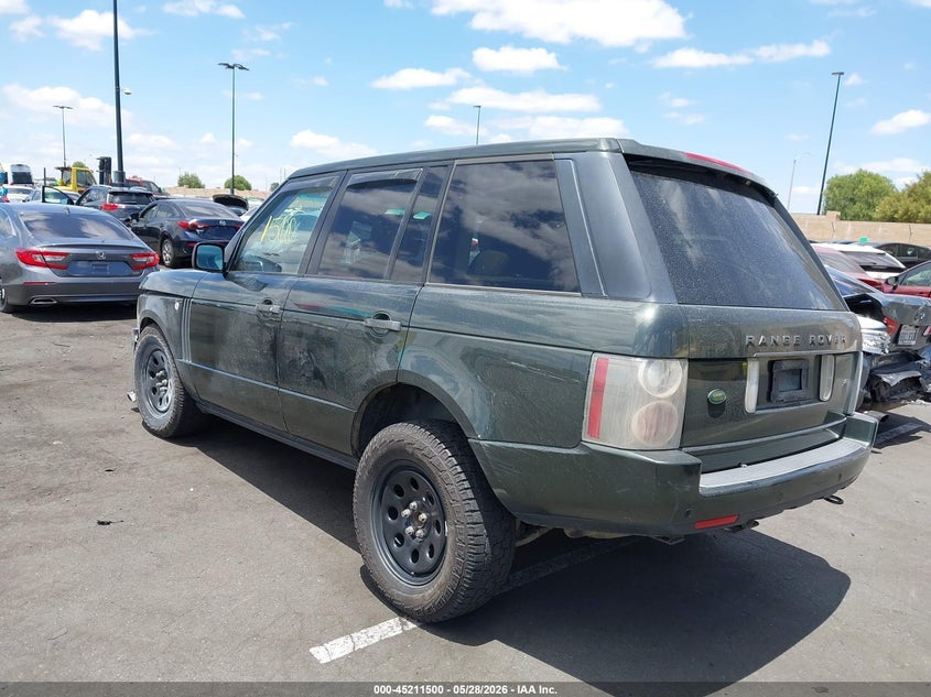 2008 Land rover RANGE ROVER VIN SALME154X8A263907 IAAI salvage auction — FRONT END, Salvage Title, sold $25 on 2026-07-31 (photo 3)